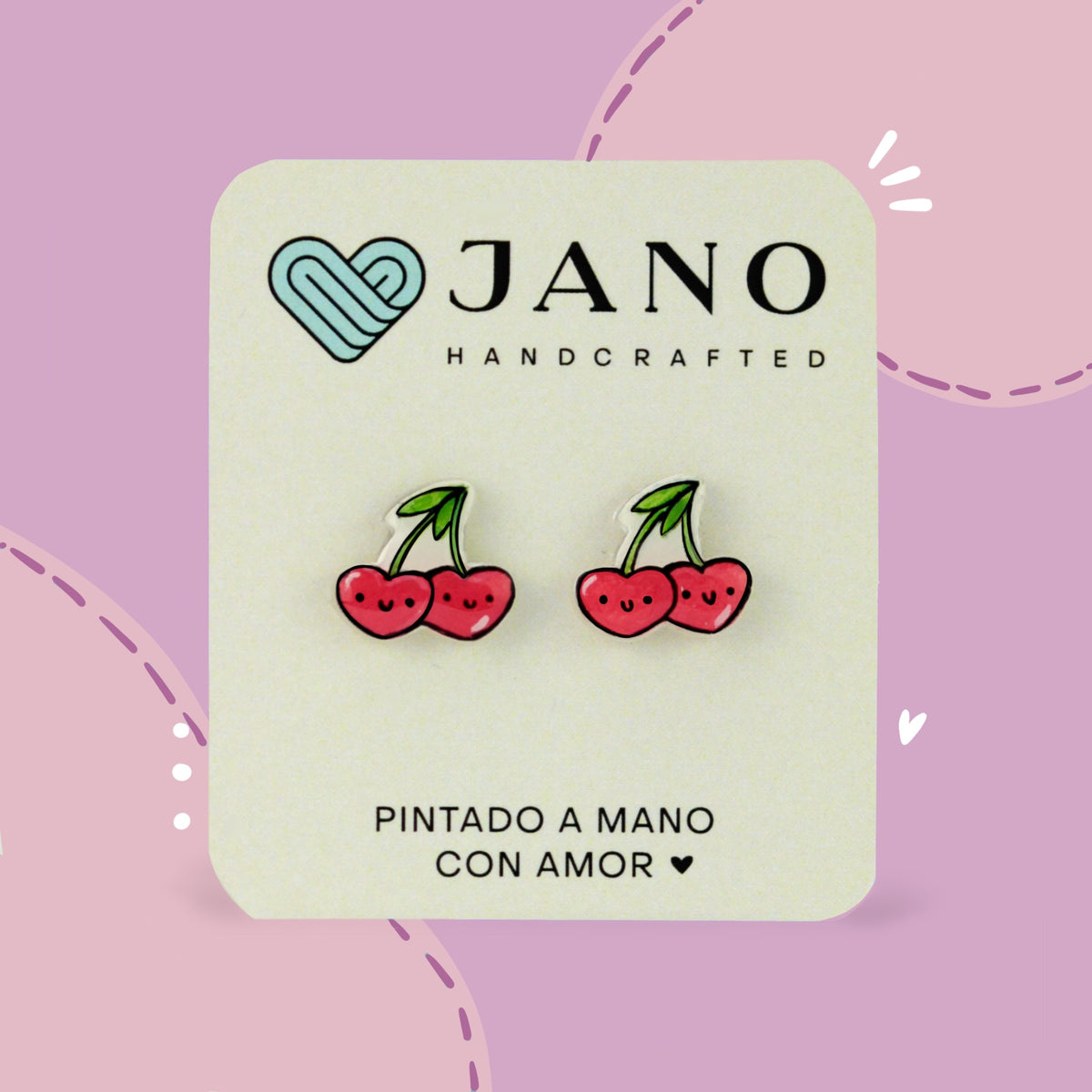 Aretes | Cherry