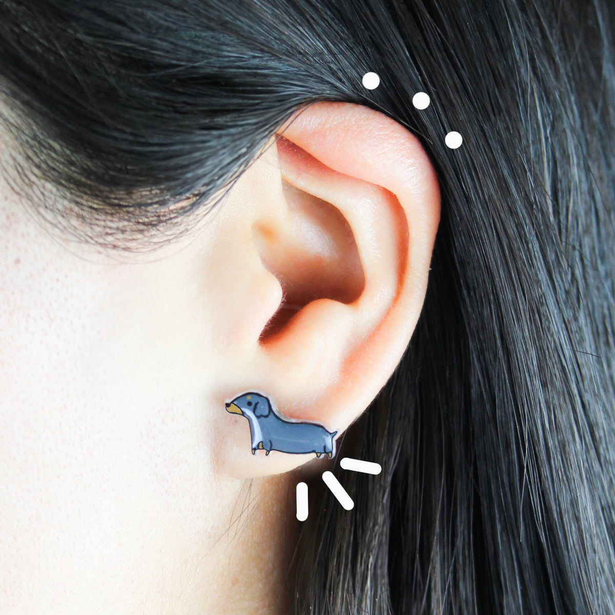 Aretes | Salchicha