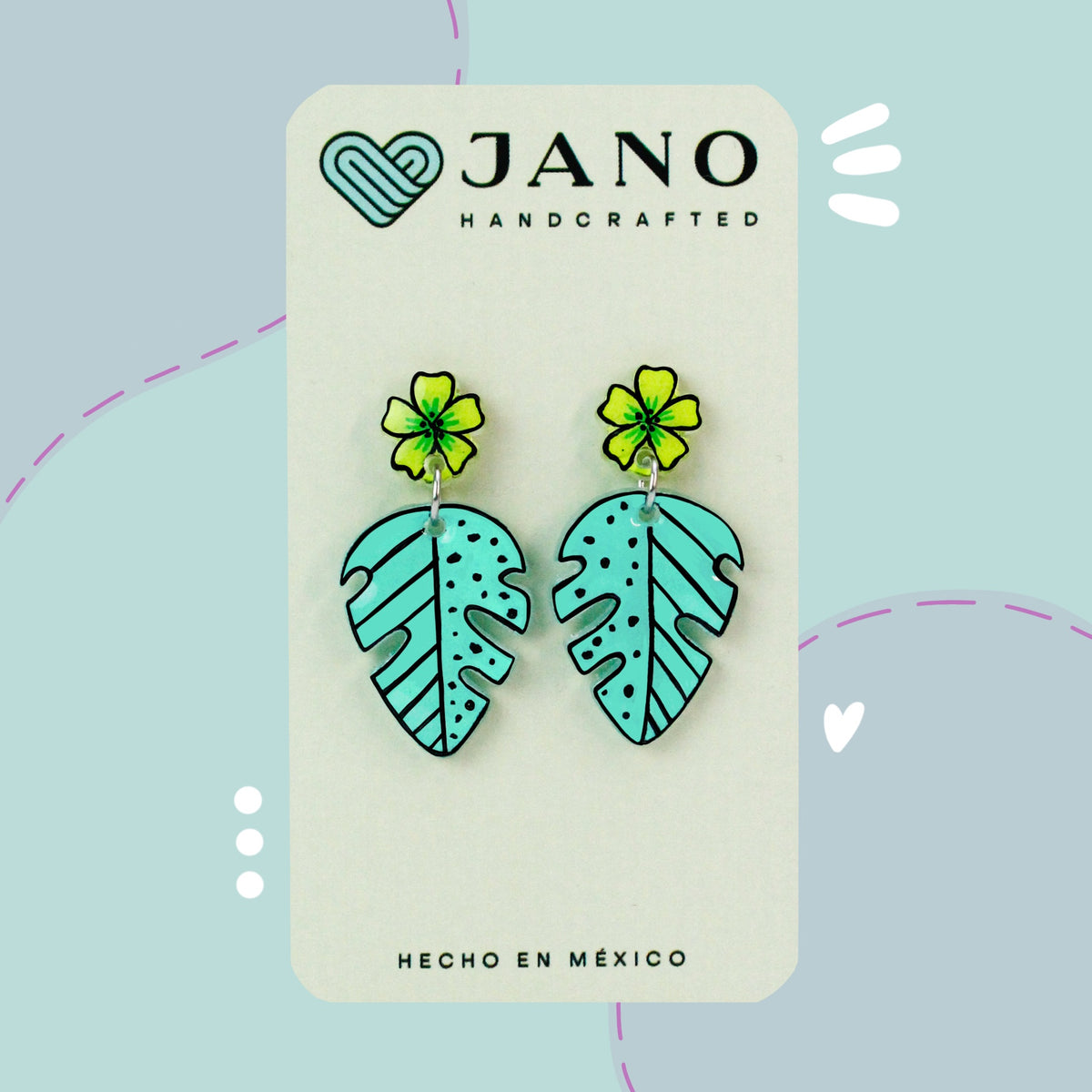 Aretes Largos | Monstera