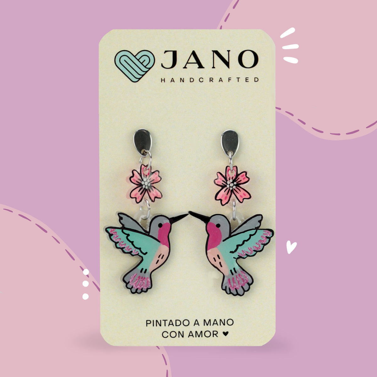 Aretes Largos | Colibrí