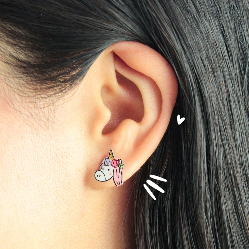 Aretes | Unicornio