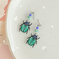 Aretes Largos | Escarabajo