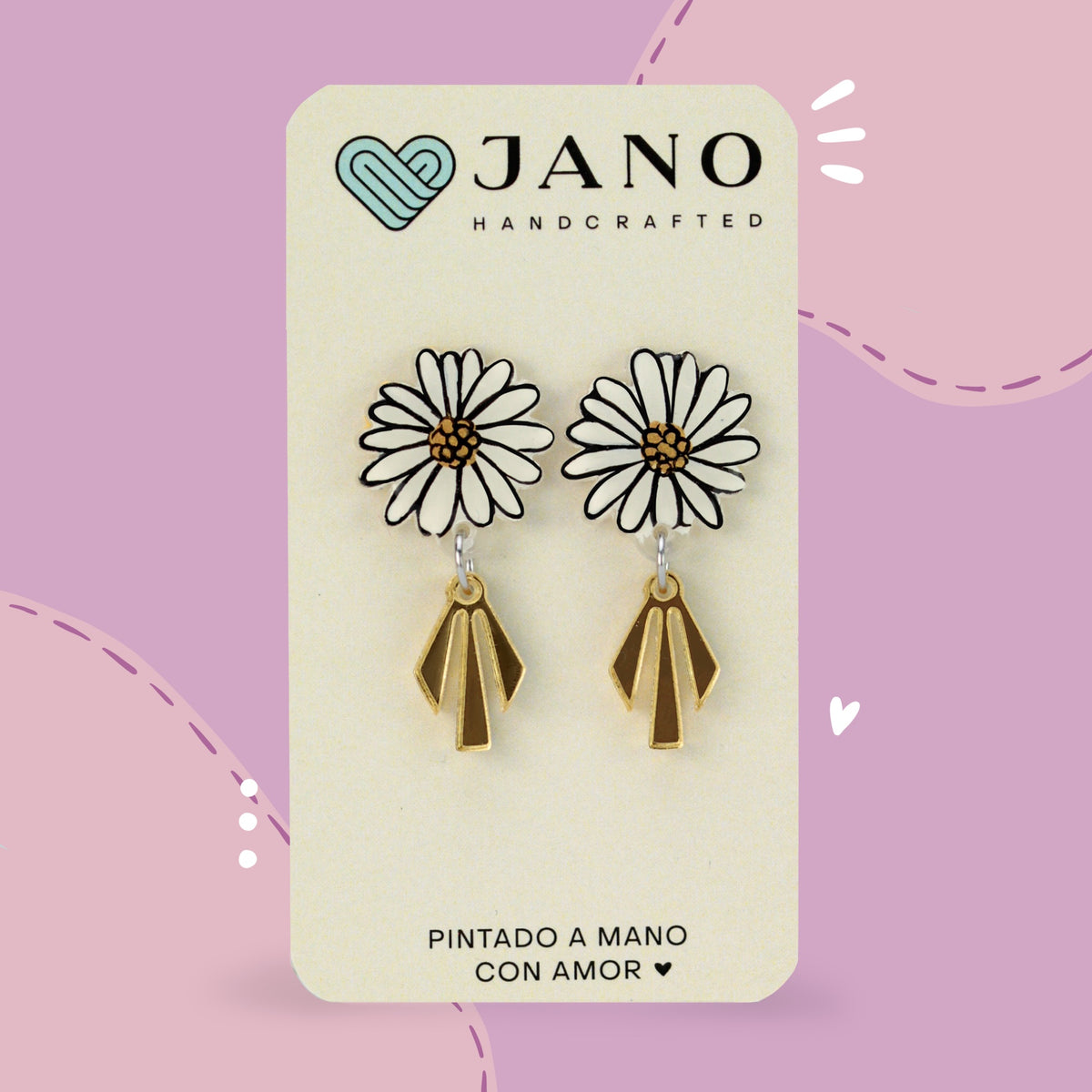Aretes Largos | Gerbera