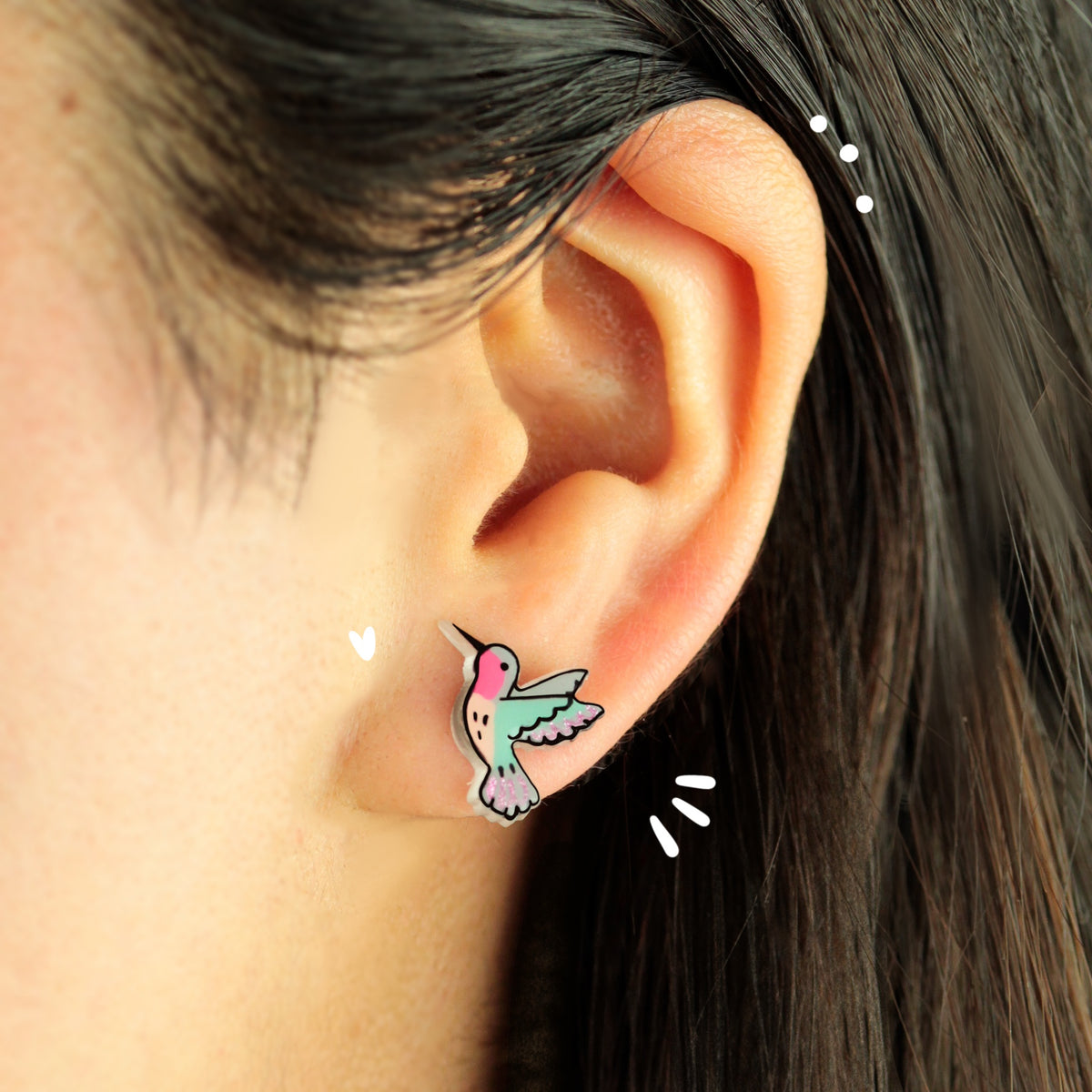 Aretes | Colibrí