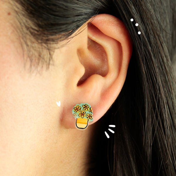 Aretes | Girasoles