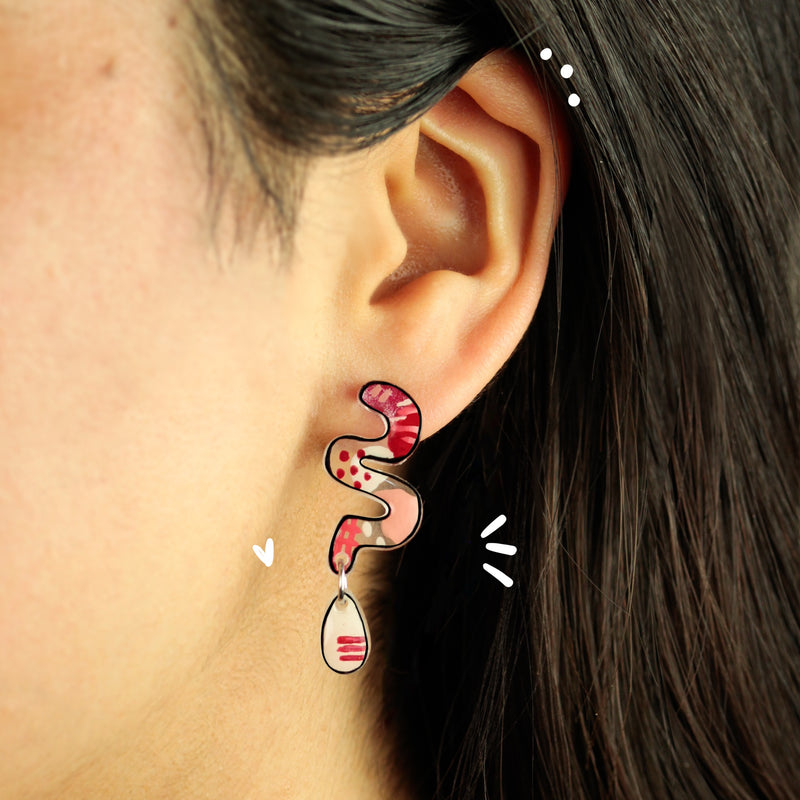 Aretes Largos | Manzana
