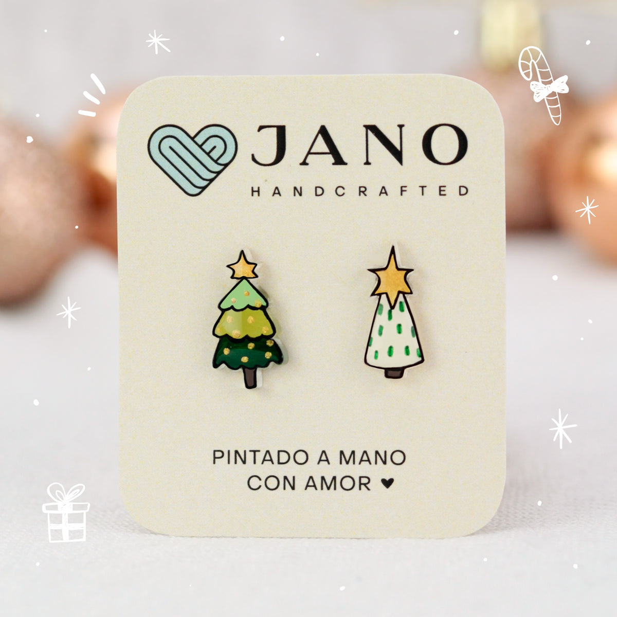 Aretes | Bosque Navideño