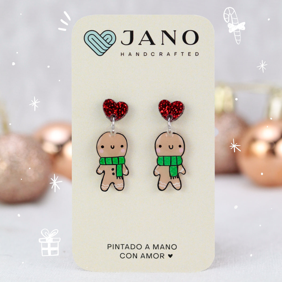 Aretes Largos | Jengibre