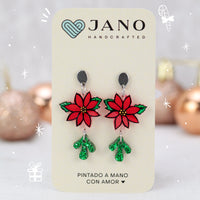 Aretes Largos | Nochebuena