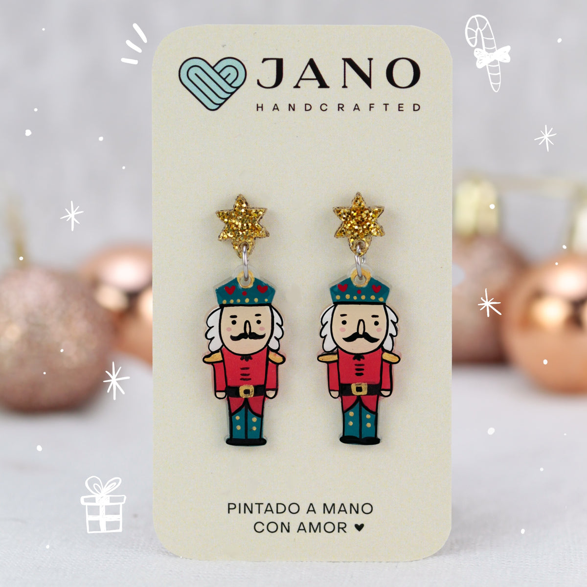 Aretes Largos | Cascanueces