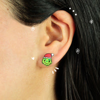 Aretes | Grinch