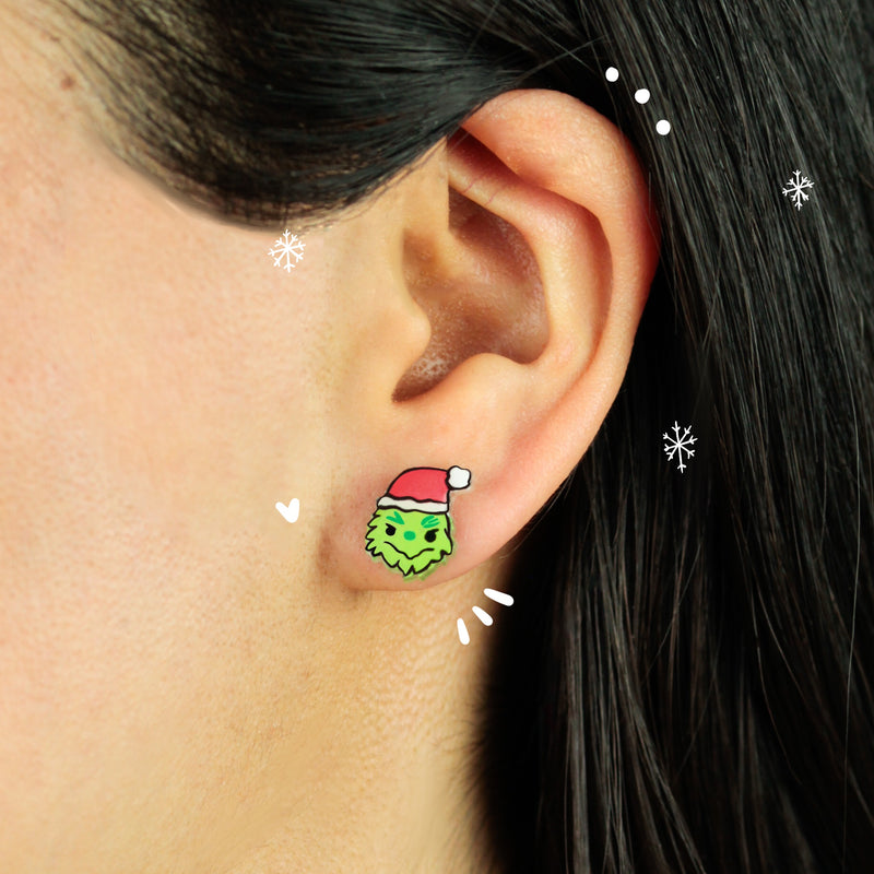 Aretes | Grinch