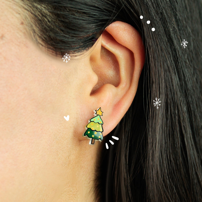 Aretes | Bosque Navideño