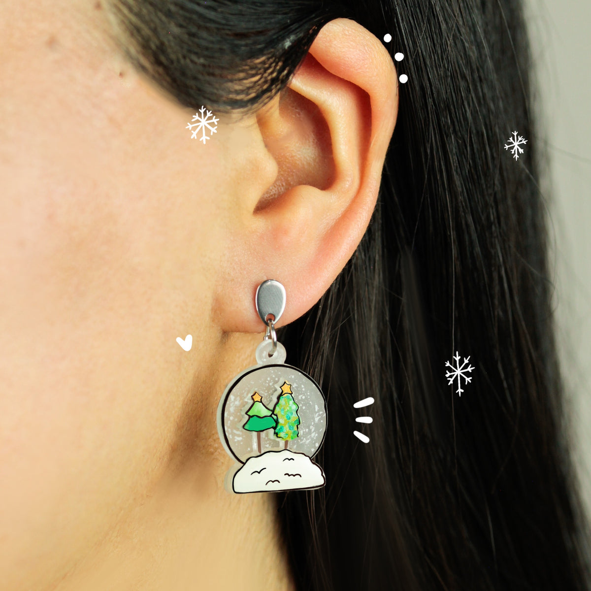 Aretes Largos | Bola de Nieve