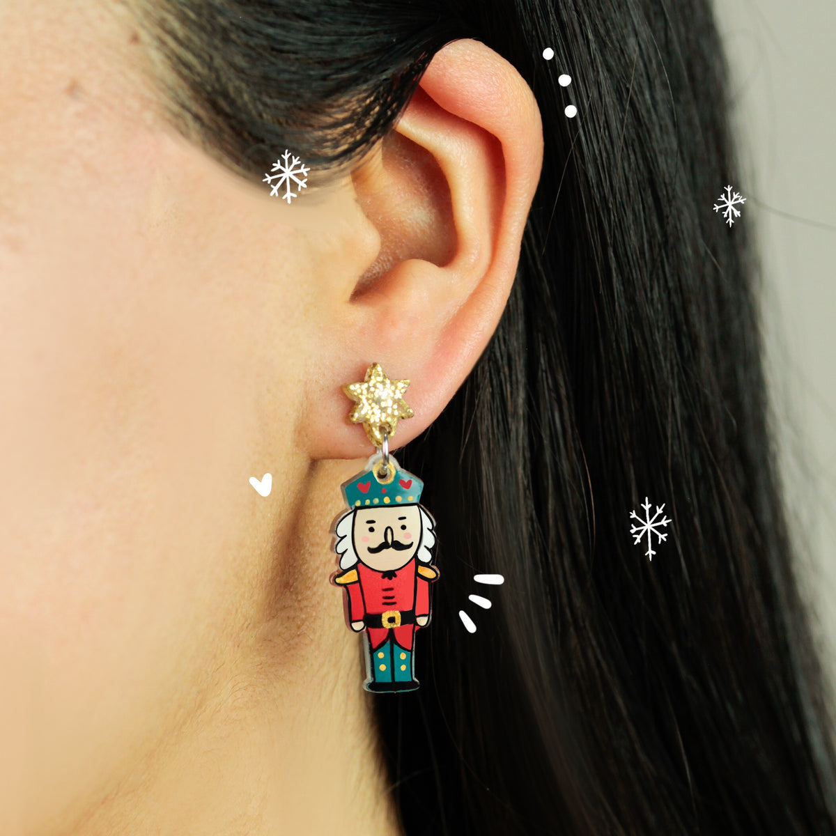 Aretes Largos | Cascanueces