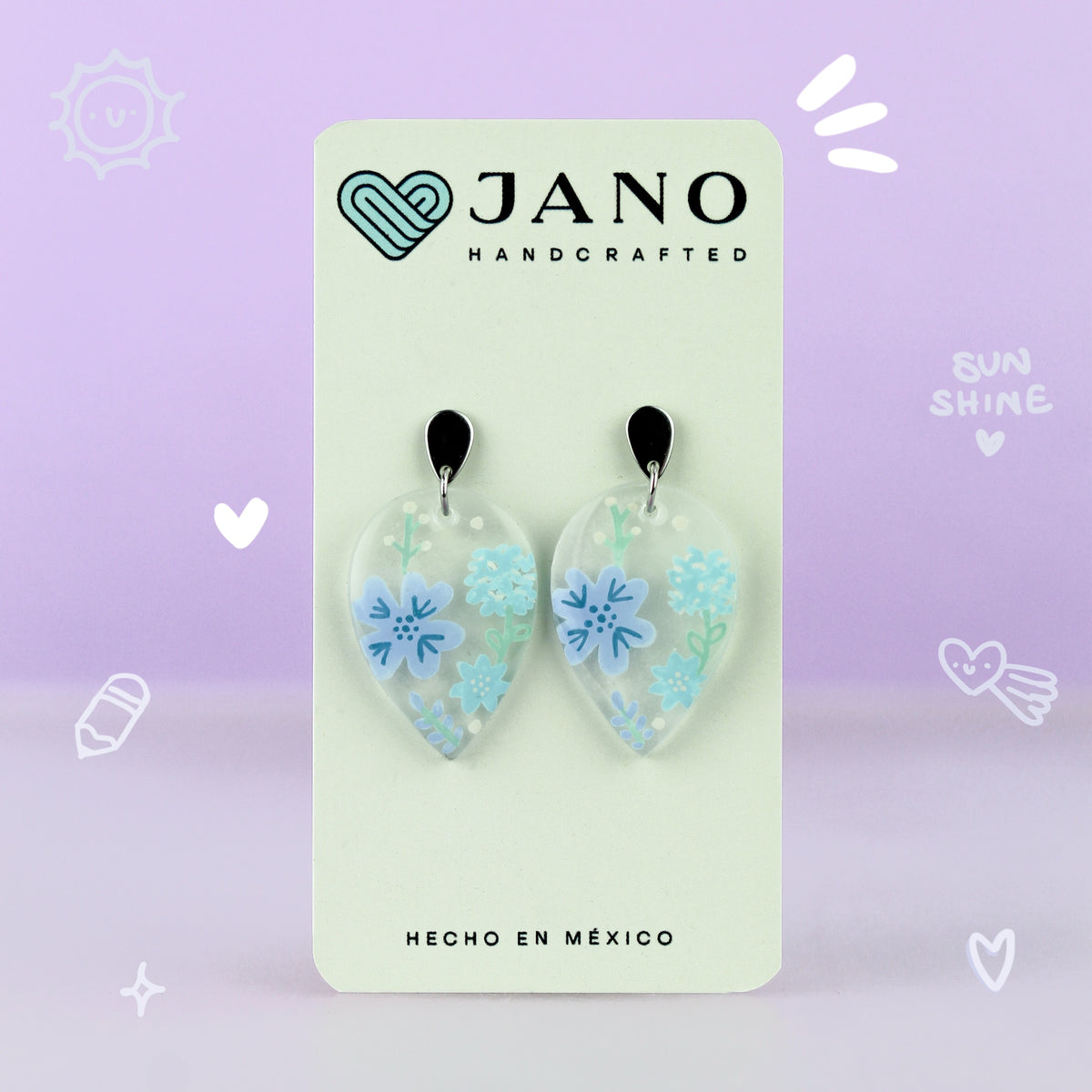 Aretes Largos | Jardín Azul