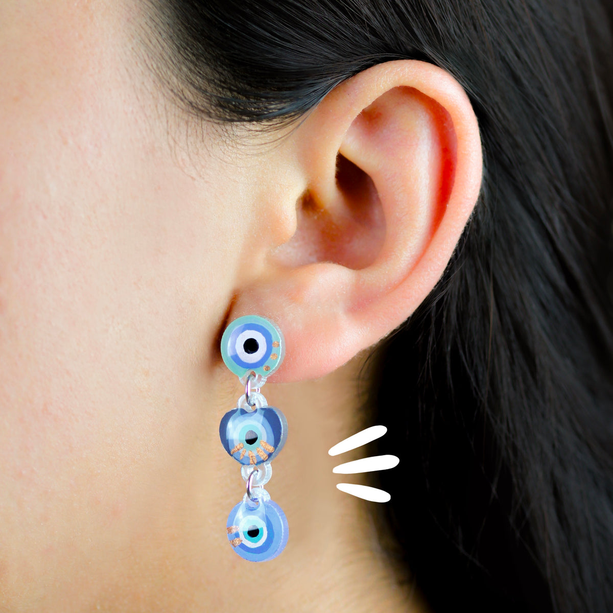 Aretes Largos | Ojo Turco