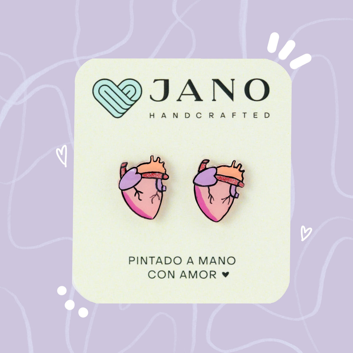 Aretes | Corazón Anatómico