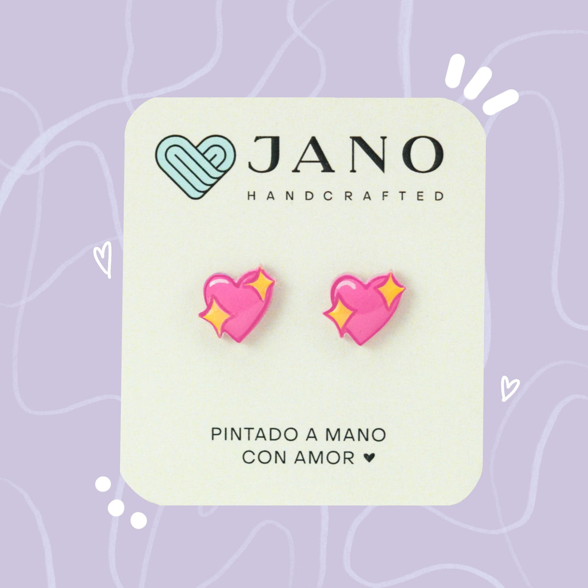 Aretes | Corazón Brillante