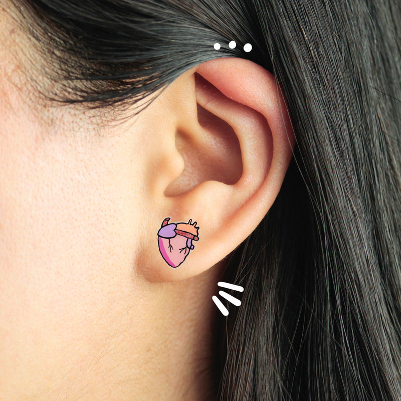 Aretes | Corazón Anatómico