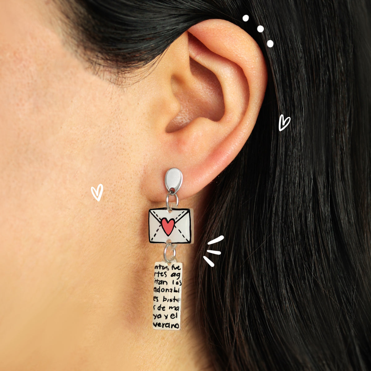 Aretes Largos | Con todo mi amor