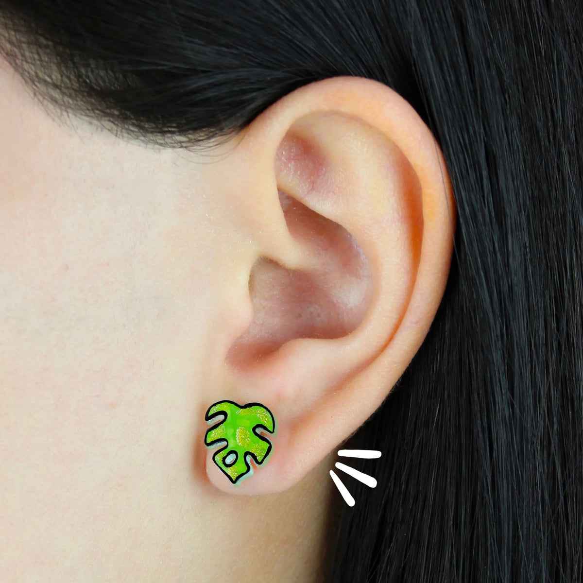 Aretes | Monstera