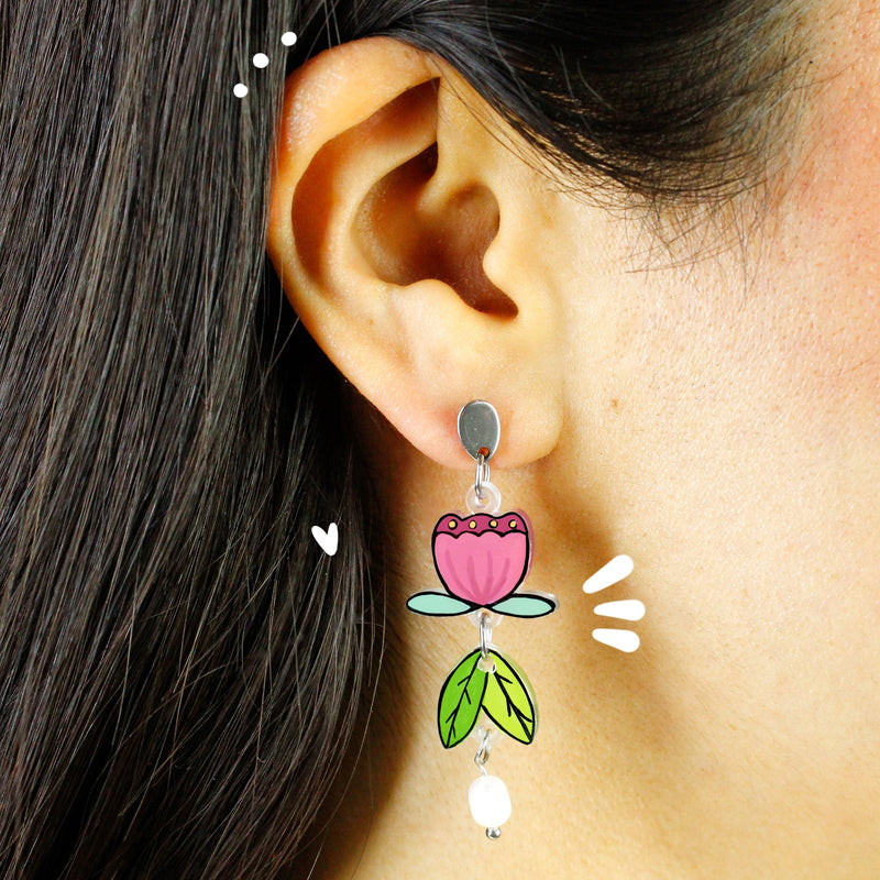 Aretes Largos | Petalina