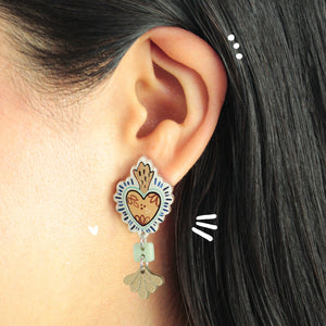 Aretes Largos | Piel Canela