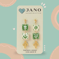 Aretes Largos | Olivo