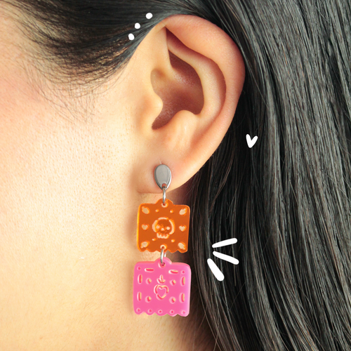 Aretes Largos | Papel Picado