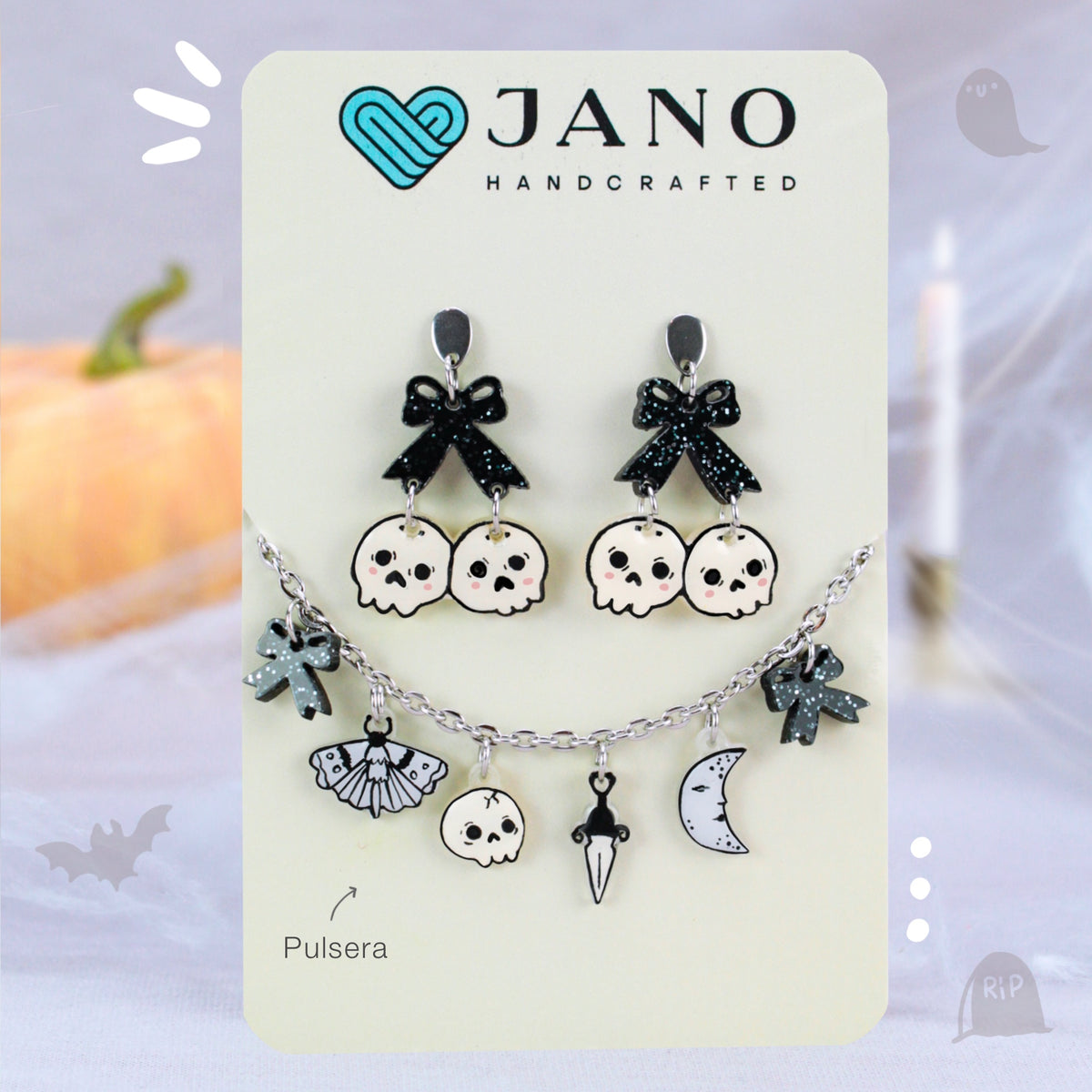 Set Pulsera + Pendientes  | Baby Goth