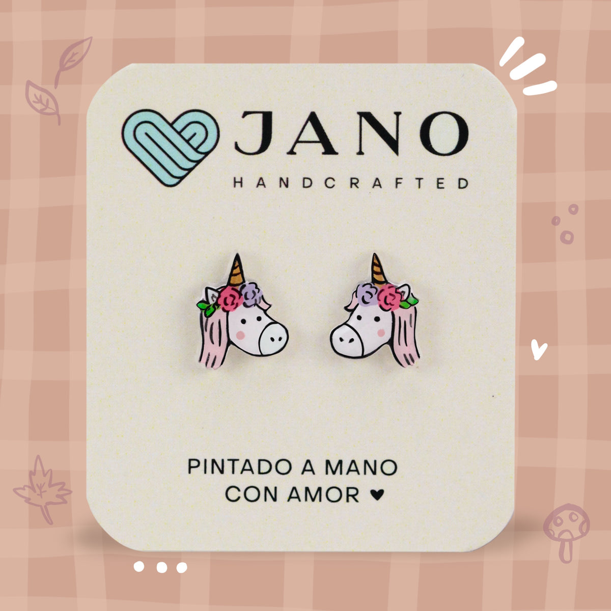 Aretes | Unicornio