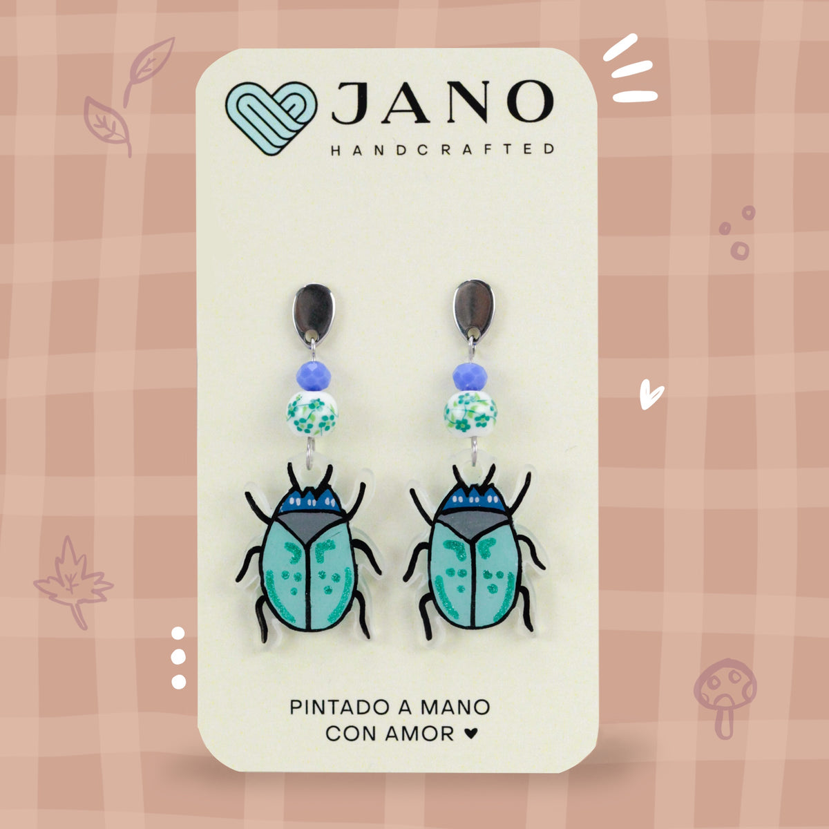 Aretes Largos | Escarabajo