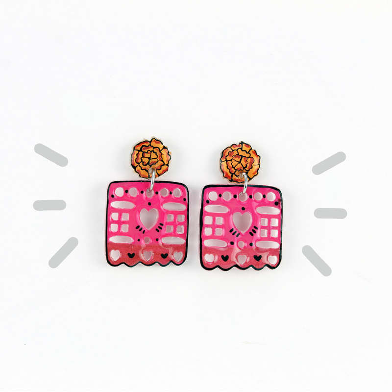 Aretes Largos | Papel Picado